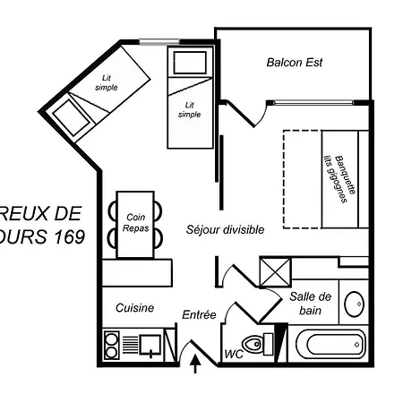 Résidence Creux De L Ours D - Joli Divisible, Belle Vue Sur Les Pistes, Skis Aux Pieds, Proche Des Commerces Mae-9704 Appartamento *